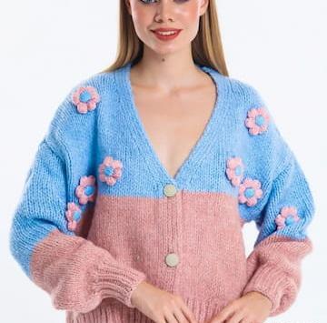 عکس ژاکت دخترانه بافت
