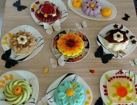 عکس های تزیین ژله بستنی