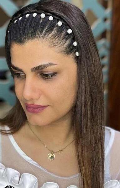 عکس بافت مو پشت سر