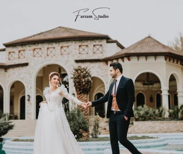 عکس عروس و داماد لاکچری ایرانی