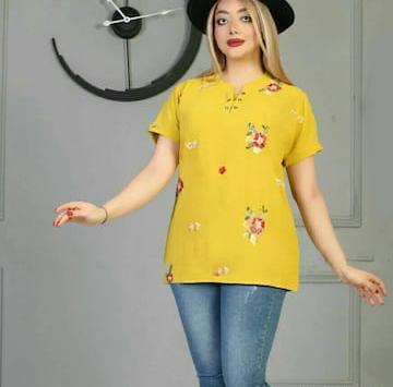 عکس بلوز آستین کوتاه زنانه