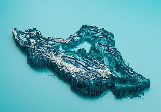 عکس ایران سه بعدی