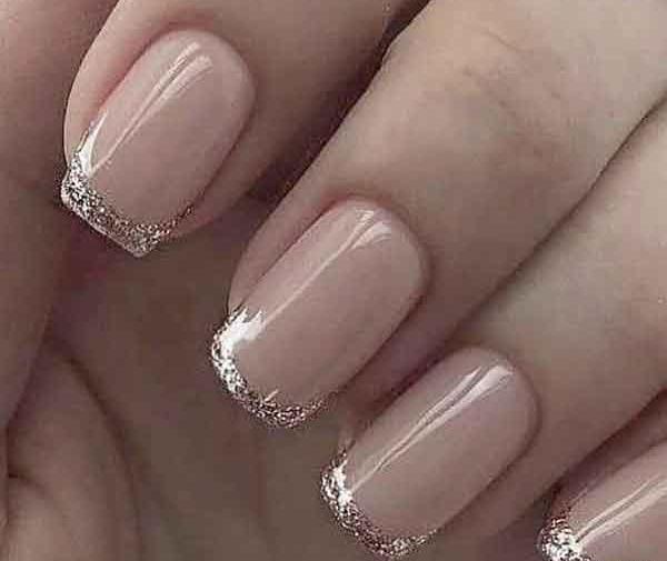 عکس طرح ناخن فرنچ رنگی