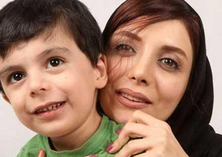 عکس رویا میرعلمی و پسرش
