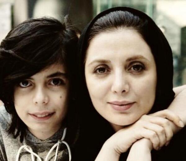 عکس رویا میرعلمی و پسرش