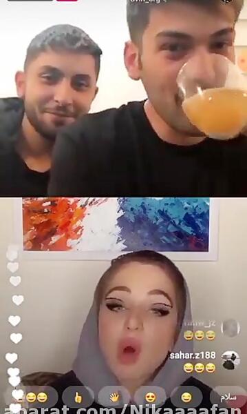 عکس نیکا و متین و ممد