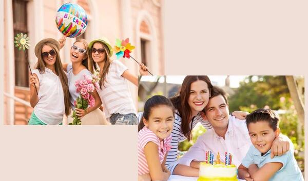 ژست عکس تولد خانوادگی