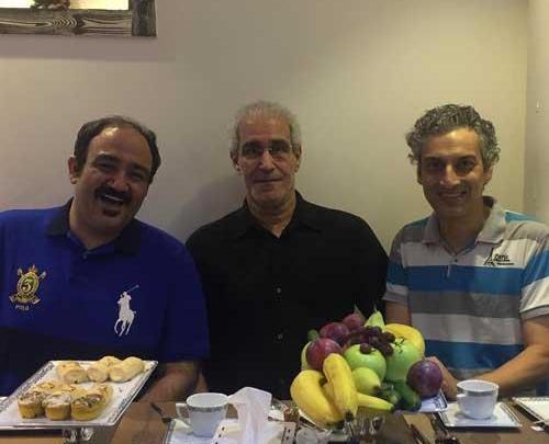 عکس همسر و فرزند ارژنگ امیرفضلی