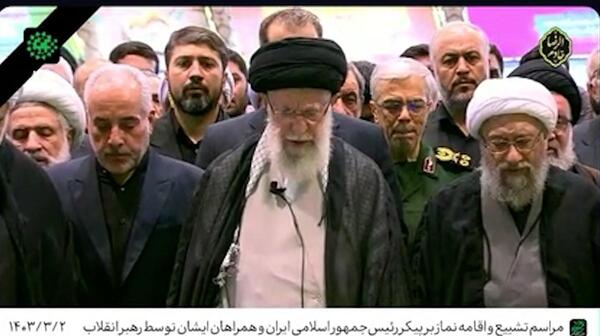 عکس رئیسی با روحانی