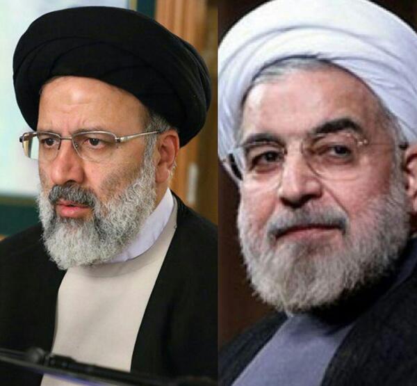عکس رئیسی با روحانی