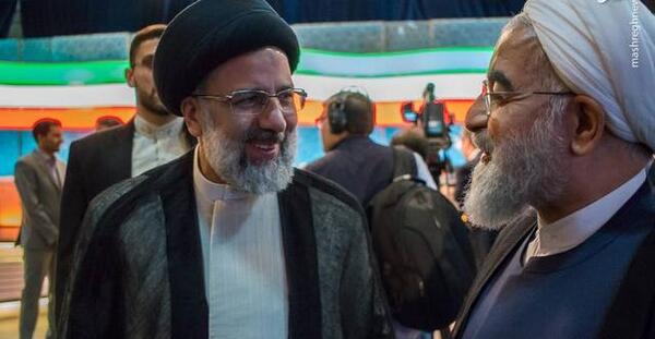 عکس رئیسی با روحانی