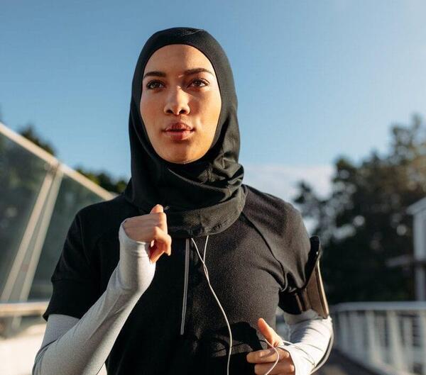 عکس مقنعه ورزشی