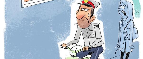 عکس دوچرخه پلیس