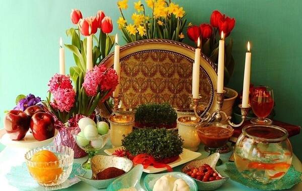 عکس ایده هایی برای سفره هفت سین 1400