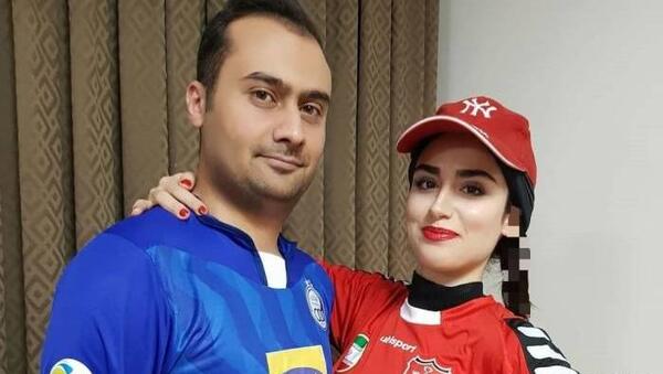 عکس هانیه غلامی و همسرش