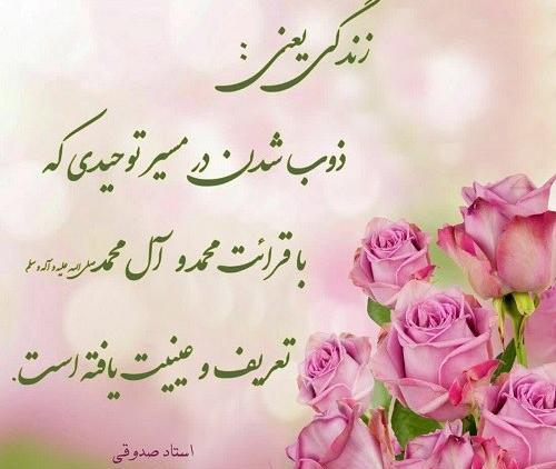 کلیپ عکس نوشته زندگی به من آموخت