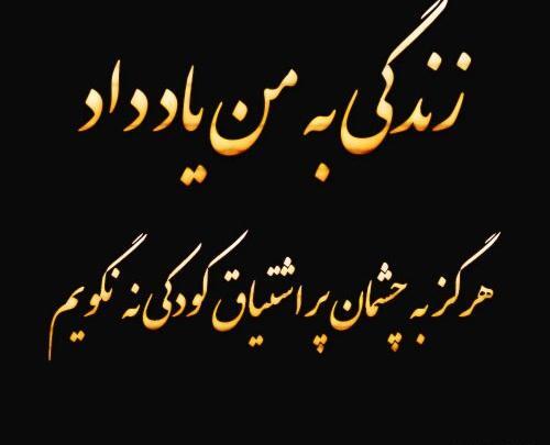 کلیپ عکس نوشته زندگی به من آموخت