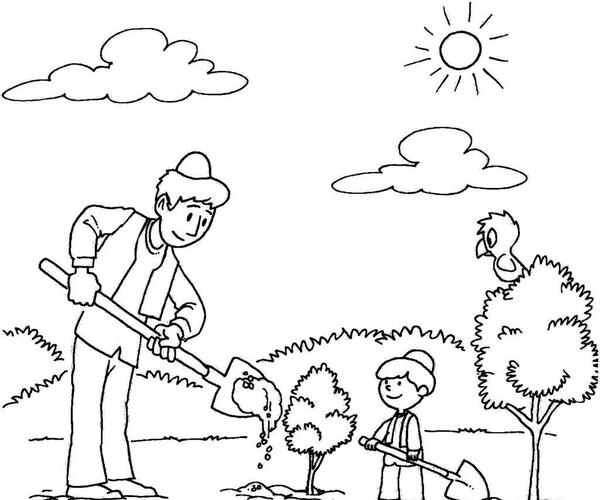 عکس نقاشی روز درختکاری