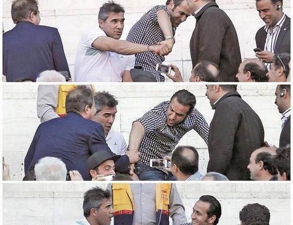 عکس علی کریمی با عابدزاده
