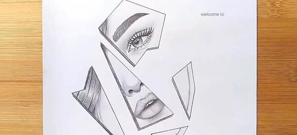 عکس نقاشی غمگین ساده