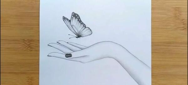 عکس نقاشی غمگین ساده
