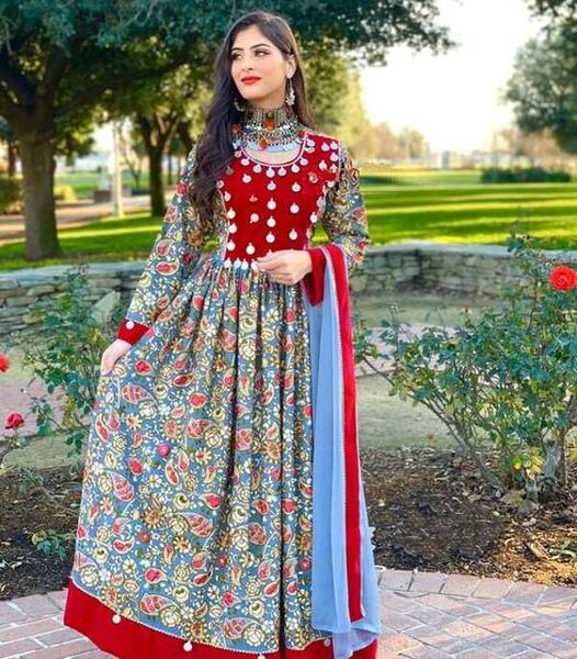 عکس لباس مجلسی دخترانه افغانی