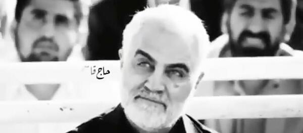 عکس لبخند سردار سلیمانی