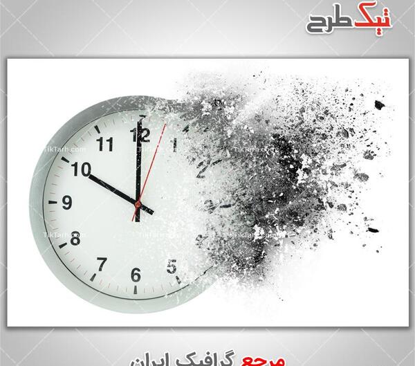 عکس ساعت سیاه