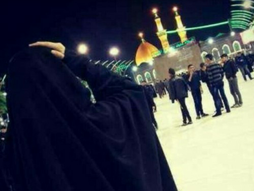 عکس پروفایل دختر چادری در بین الحرمین