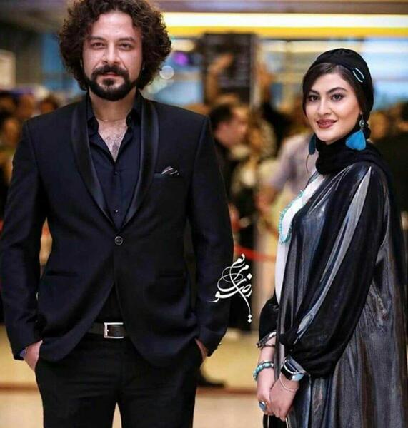 عکس حمید شب خیز وهمسرش
