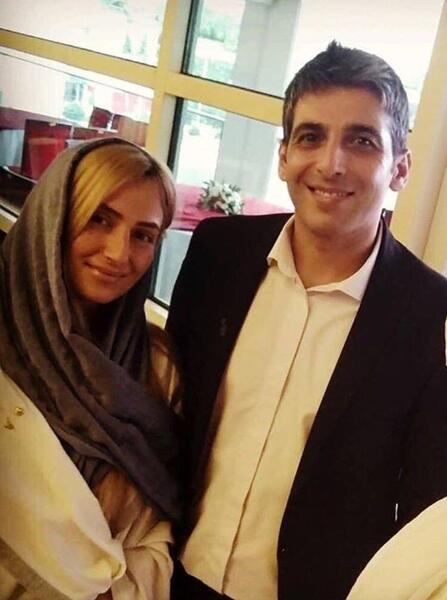 عکس حمید شب خیز وهمسرش