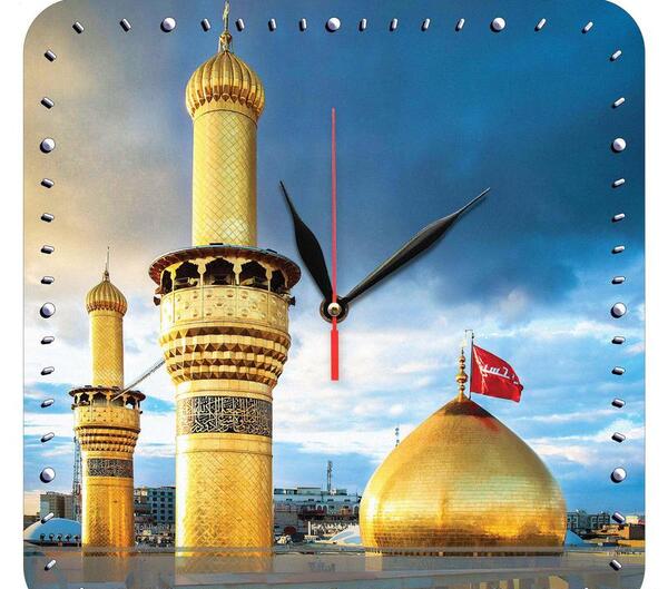 عکس ساعت حرم امام حسین