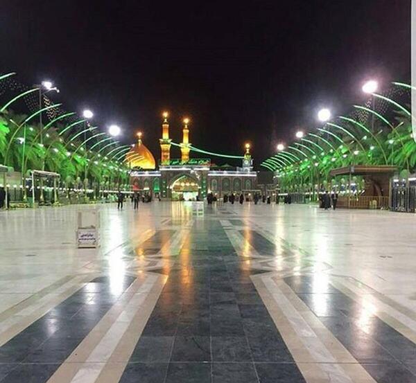 عکس ساعت حرم امام حسین
