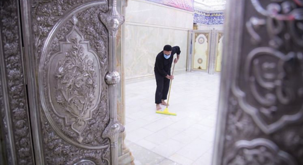 عکس ساعت حرم امام حسین