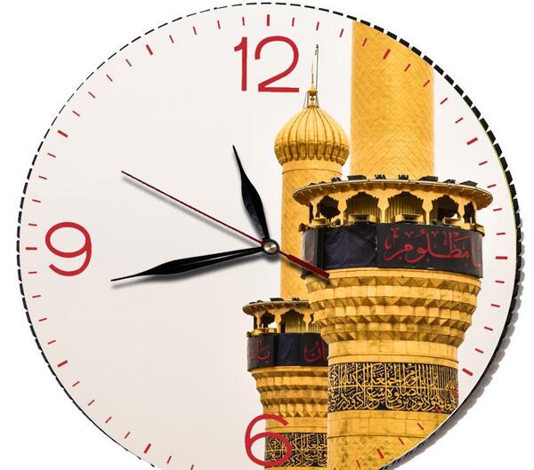 عکس ساعت حرم امام حسین