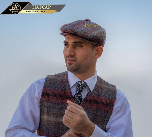 عکس خرید کلاه فلت پشمی