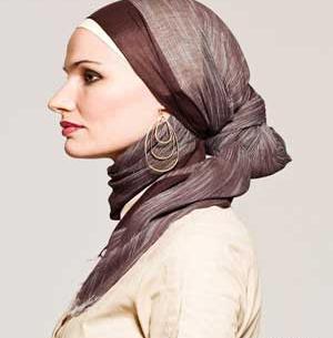 عکس شال گردن قلاب بافی