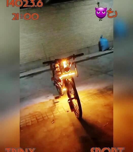 عکس دوچرخه بدون چرخ