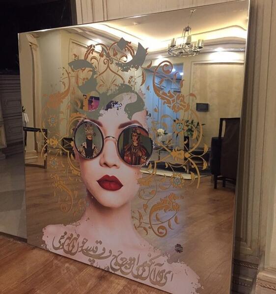 عکس نقاشی قاجاری مدرن