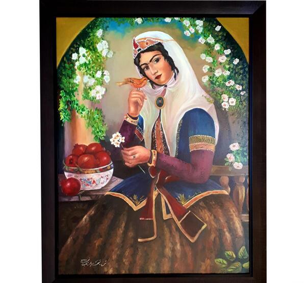 عکس نقاشی قاجاری مدرن