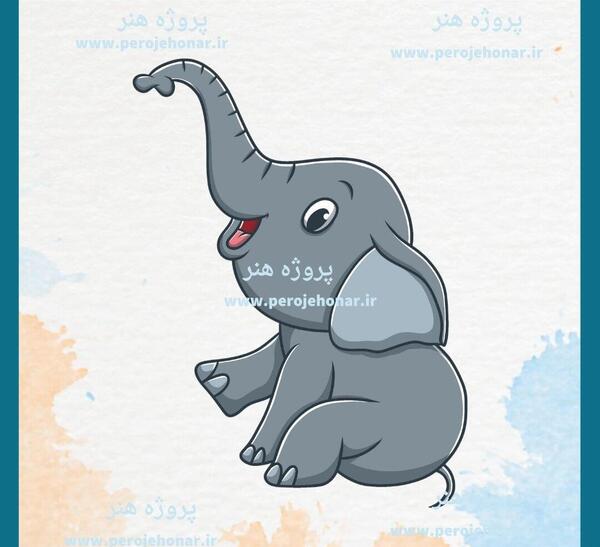 عکس دانلود وکتور فیل