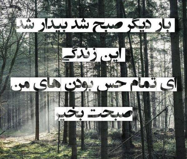 عکس صبح بخیر هنری