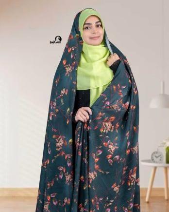 عکس چادر رنگی نخی