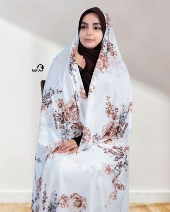 عکس چادر رنگی نخی