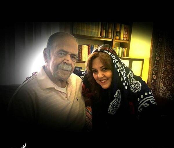 عکس پرستو گلستانی با همسرش