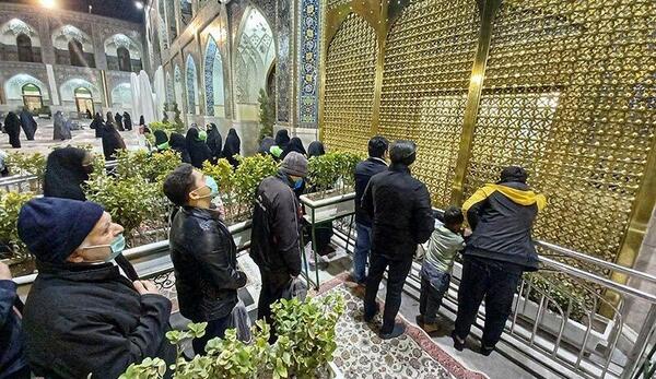 عکس حرم امام رضا در کرونا