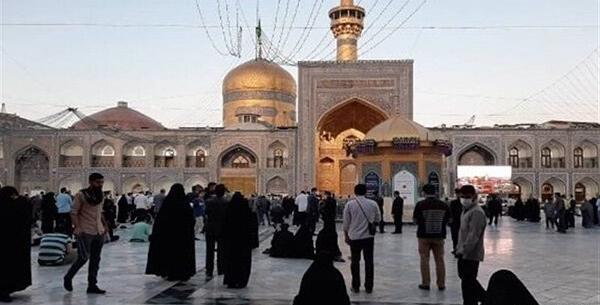 عکس حرم امام رضا در کرونا