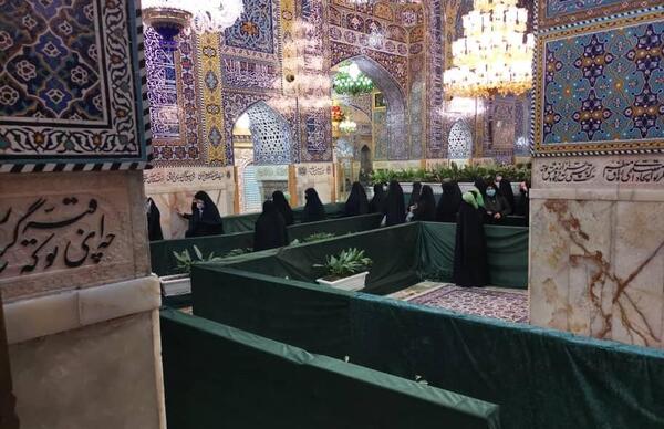 عکس حرم امام رضا در کرونا