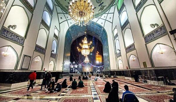 عکس حرم امام رضا در کرونا