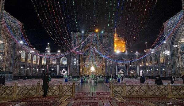 عکس حرم امام رضا در کرونا